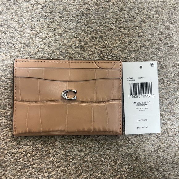 Coach Leather Card Holder - Picture 1 of 4